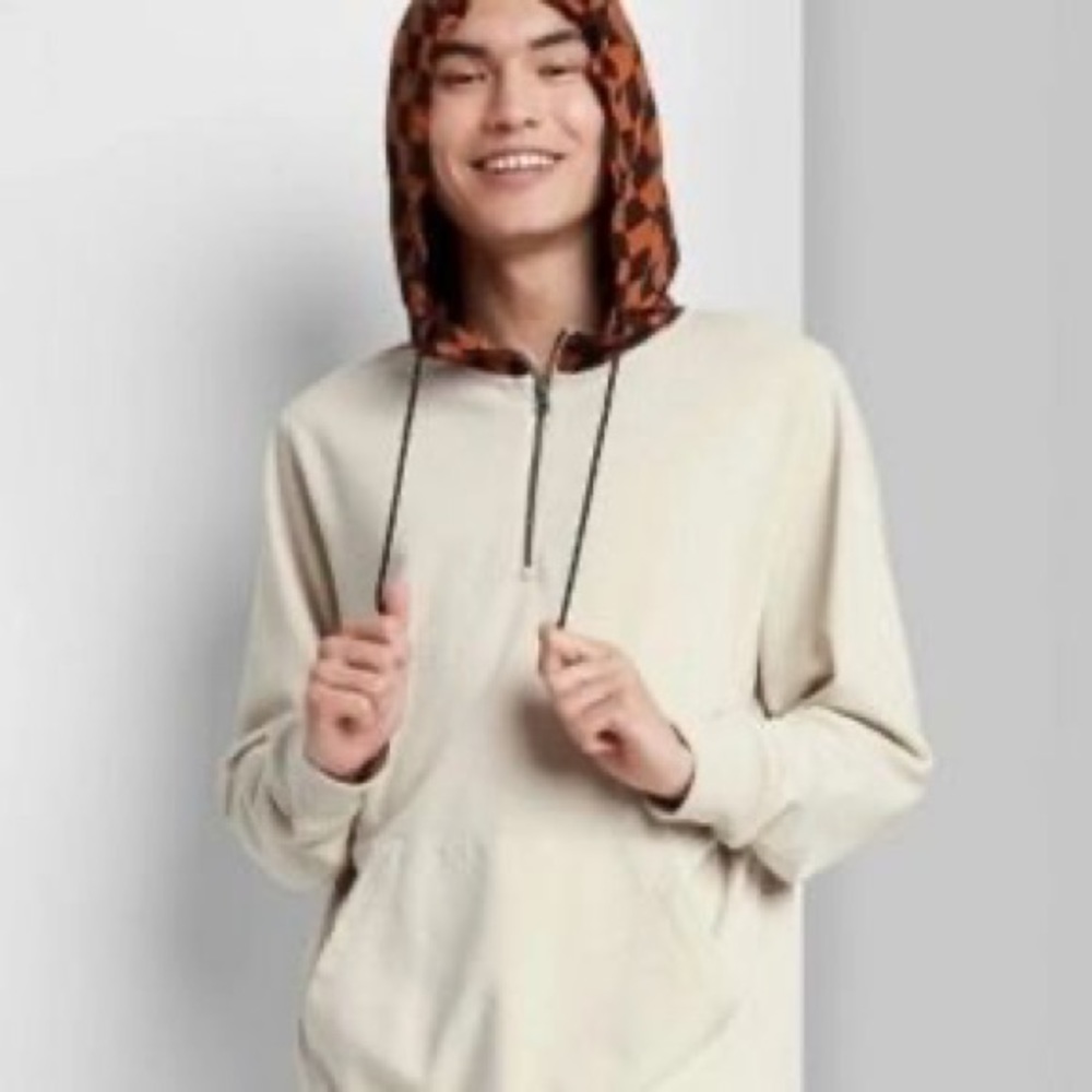 Original use zip up sweater checker hoodie